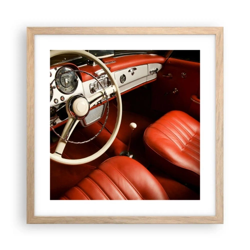 Poster in light oak frame - Luxury Vintage Style - 40x40 cm