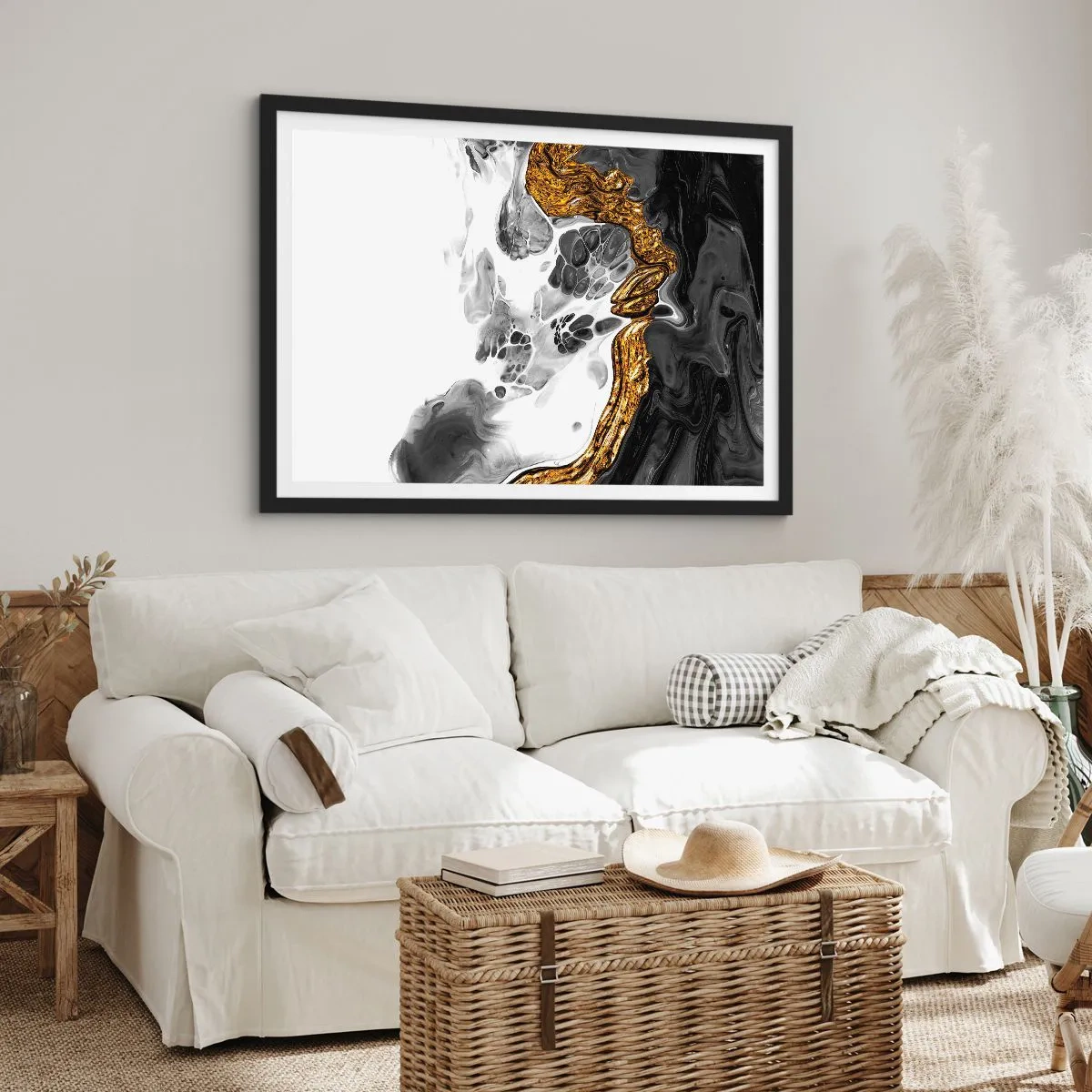Poster in black frame - Limited Composition - 40x30 cm