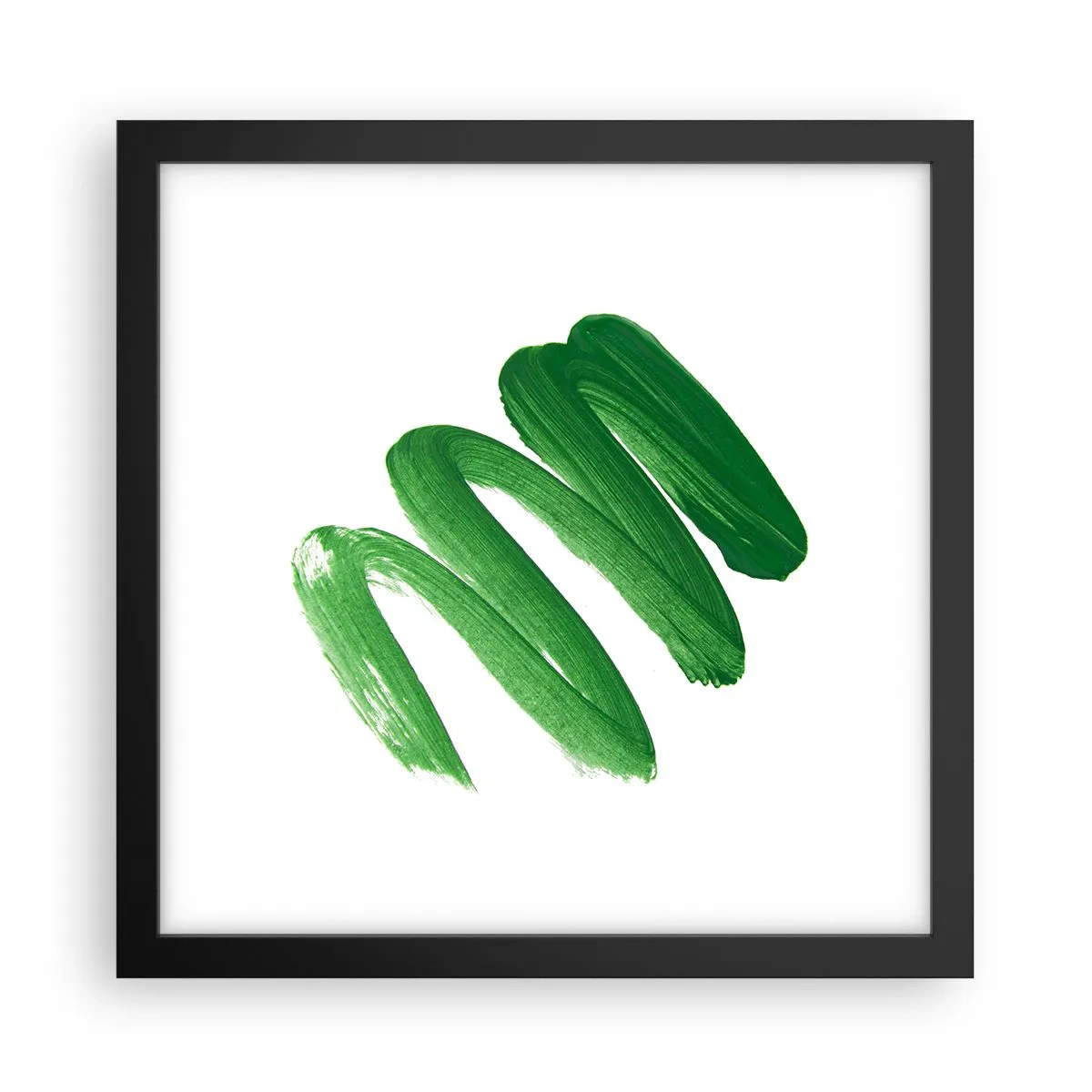 Poster in black frame - Green Joke - 30x30 cm