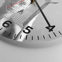 Clock face with numbers