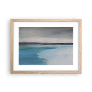 Poster in light oak frame - Horizontal Landscape - 40x30 cm