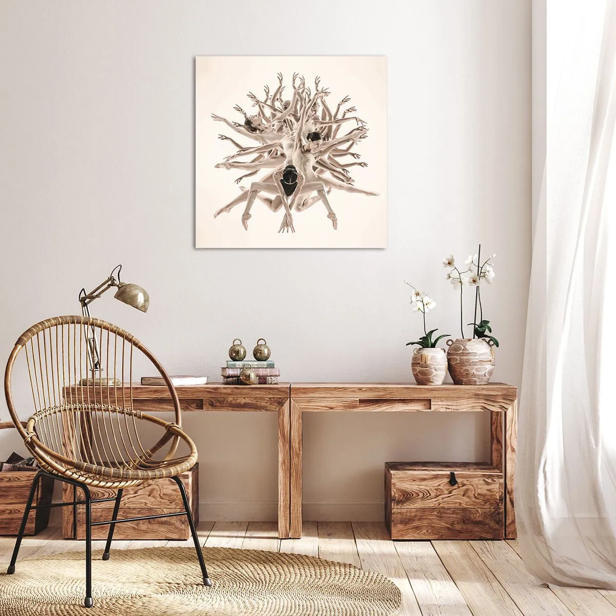 Canvas picture - Dance in Bloom - 50x50 cm