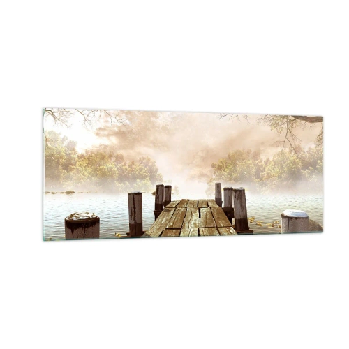 Glass picture - Gentle Sadness of Autumn - 100x40 cm