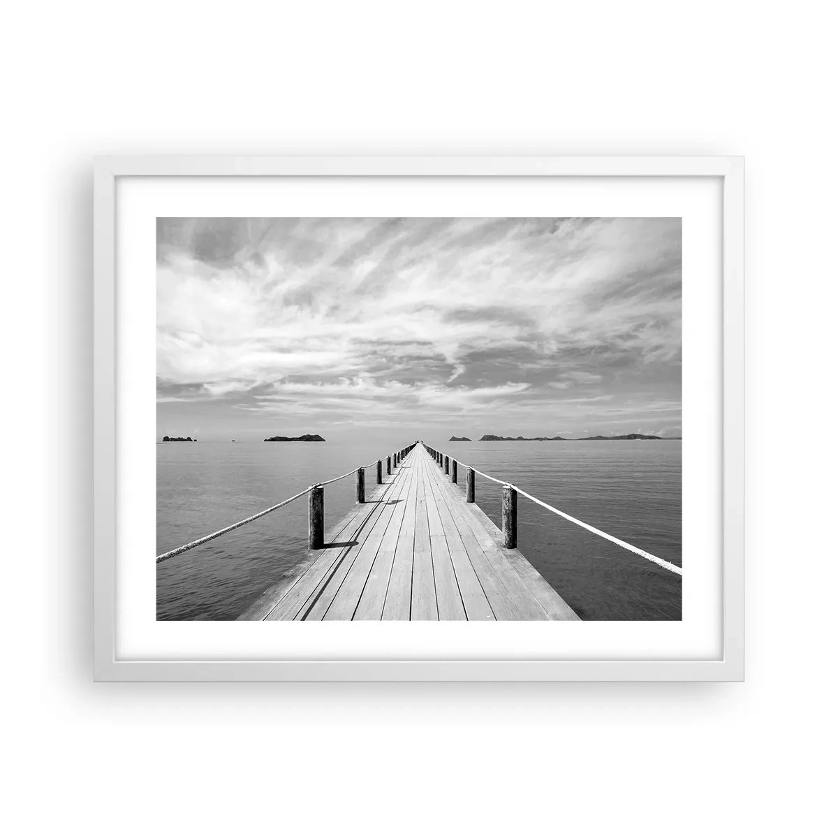 Poster in white frmae - Maybe a Trip… - 50x40 cm