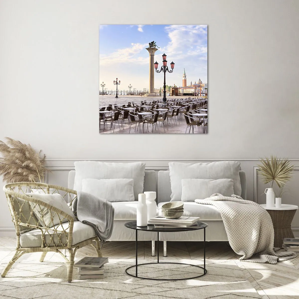 Glass picture - Everything Is Ready - 30x30 cm