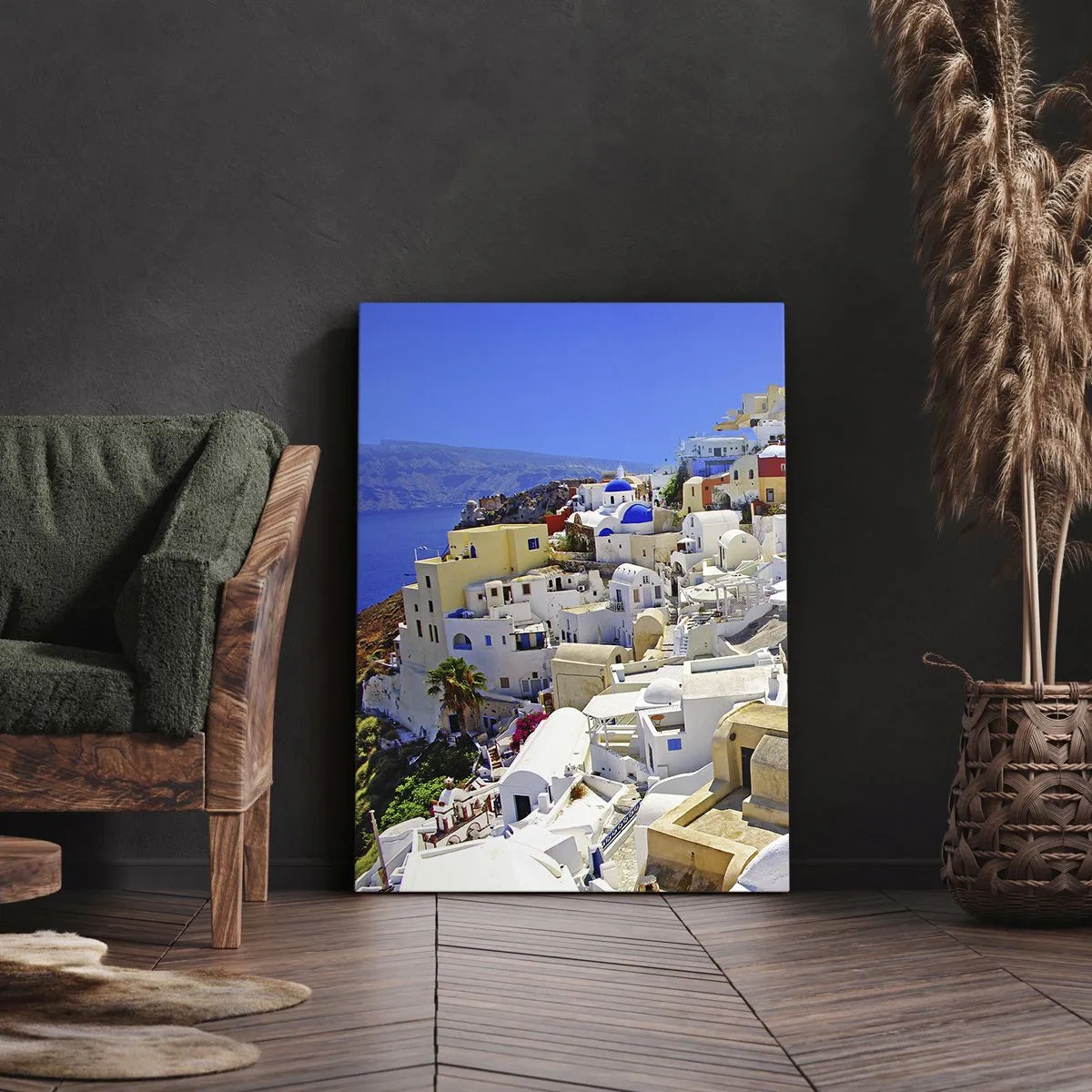 Canvas picture - Draming of a Greek Summer - 45x80 cm