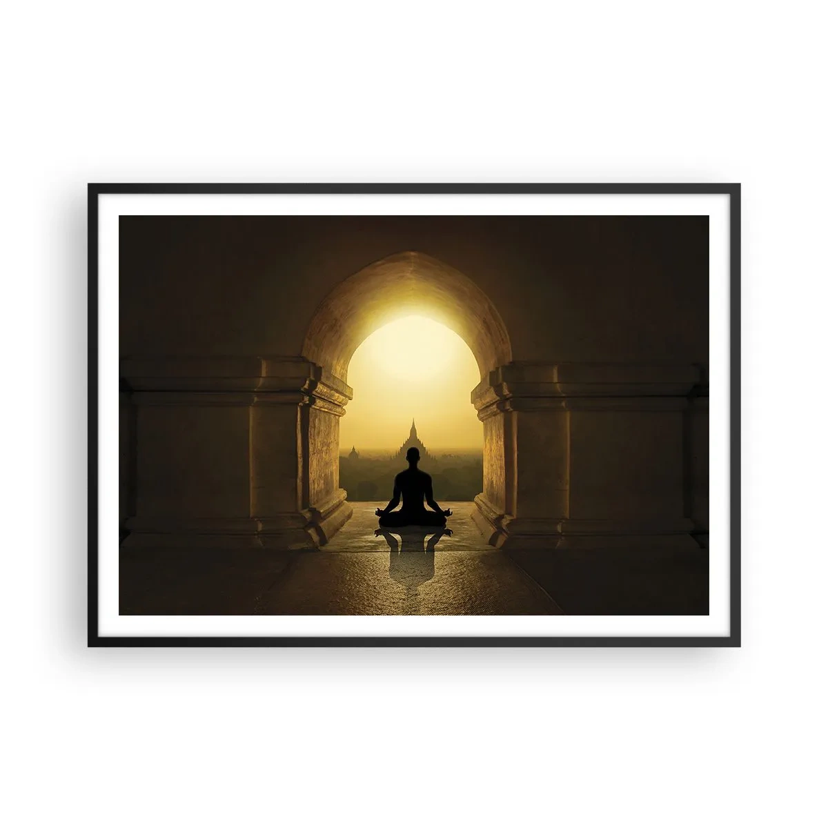 Poster in black frame - Full Harmony - 100x70 cm