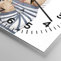 Clock face with numbers