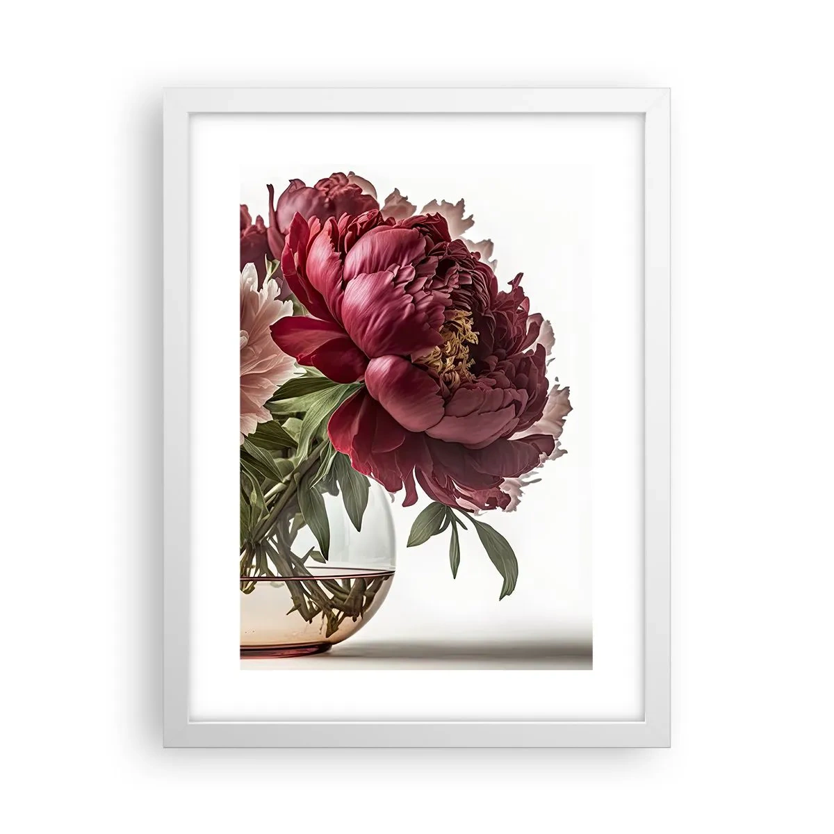Poster in white frmae - In Full Bloom of Beauty - 30x40 cm
