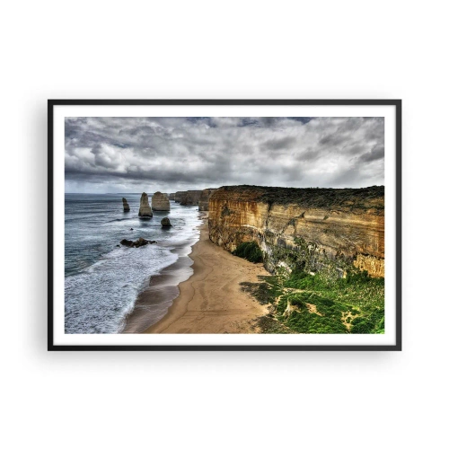 Poster in black frame - Raw Beauty - 100x70 cm