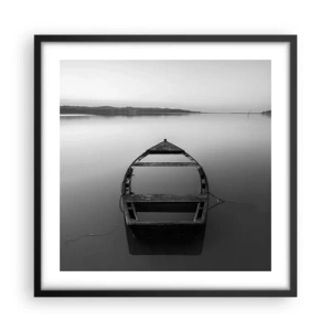 Poster in black frame - Longing and Melancholy - 50x50 cm