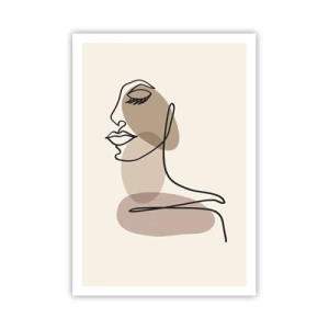Poster - Listening to Herself - 70x100 cm