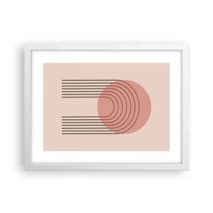 Poster in white frmae - Irresistible Attraction - 40x30 cm