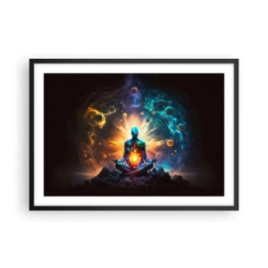Poster in black frame - Cosmic Calm - 70x50 cm
