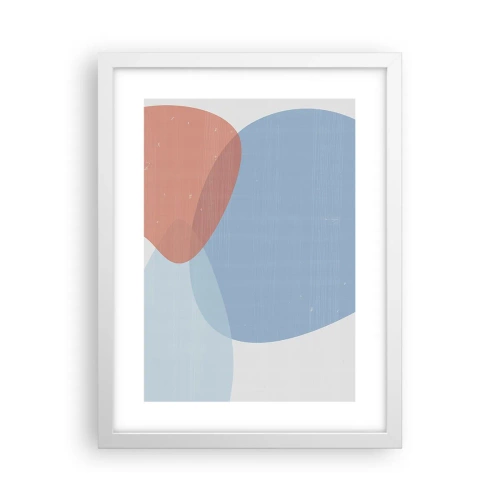 Poster in white frmae - Pastel Relations - 30x40 cm
