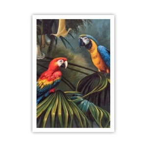 Poster - Romanticism in Tropics - 70x100 cm