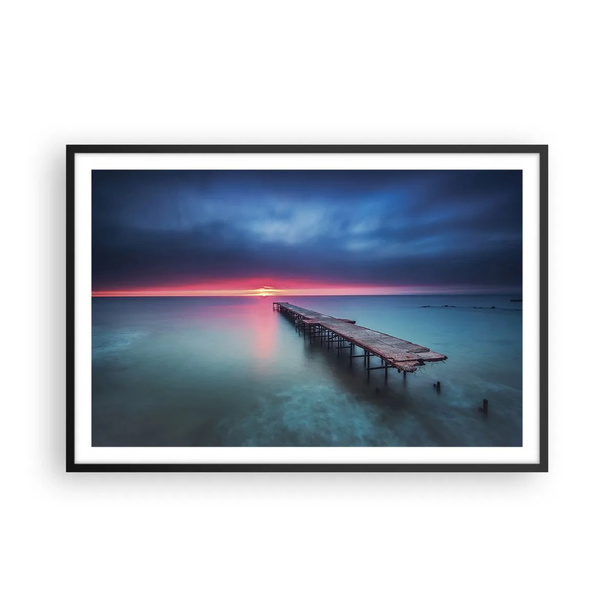 Poster in black frame - Between Heaven and Earth - 91x61 cm