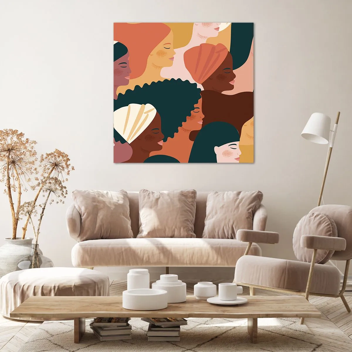 Canvas picture - Pure Womanhood - 40x40 cm