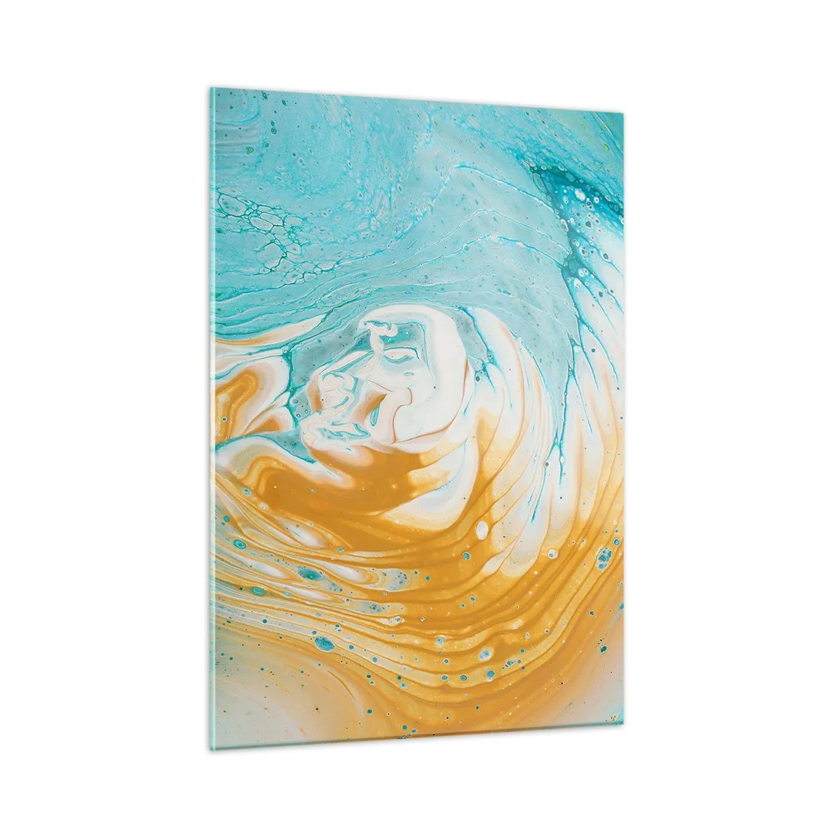 Glass picture - Pastel Swirl - 50x70 cm