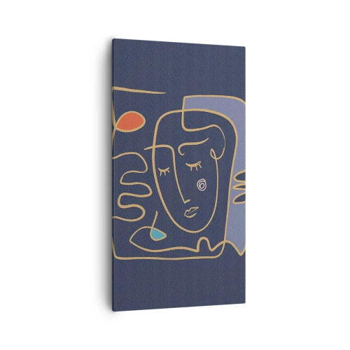 Canvas picture - Deeply In Thoughts - 55x100 cm