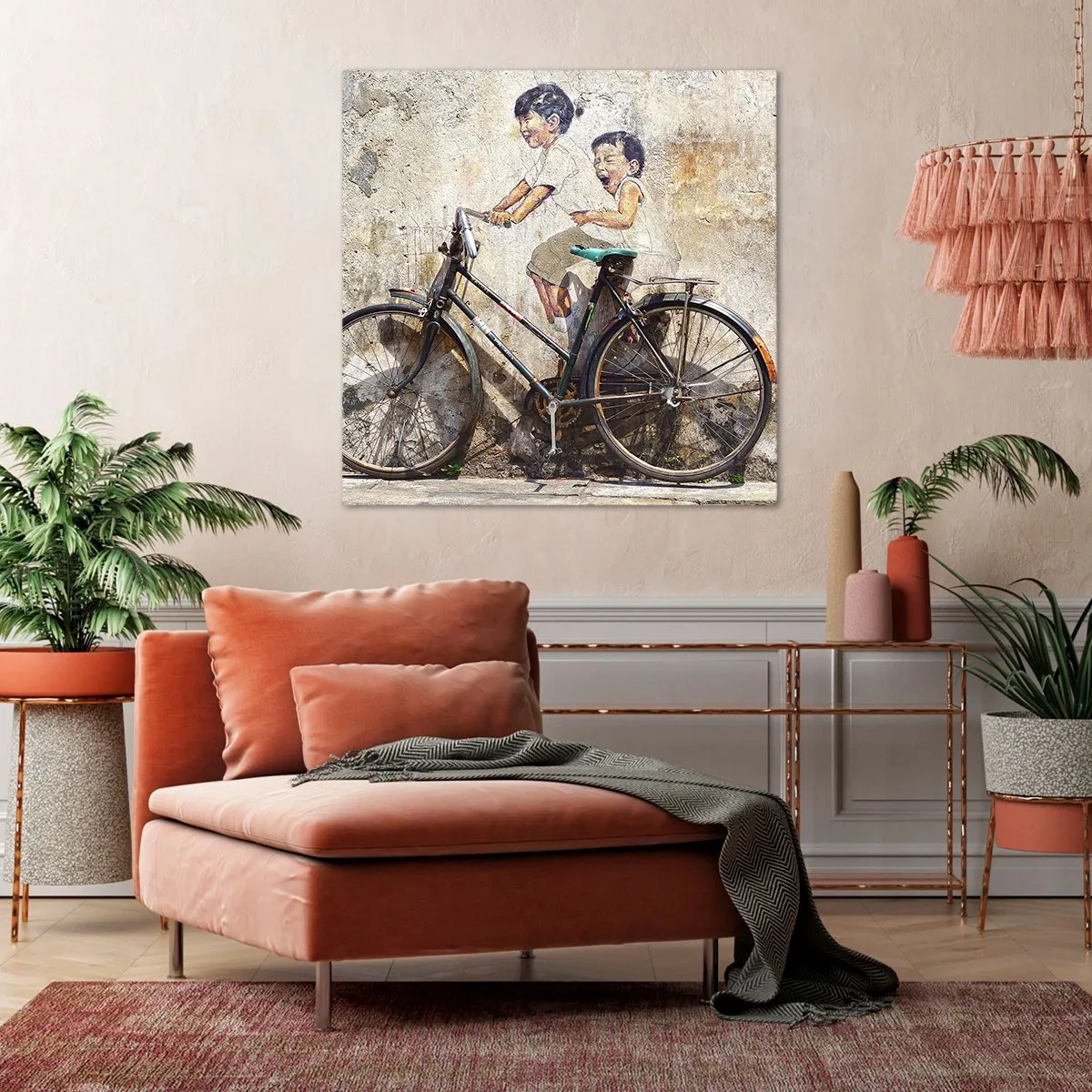 Canvas picture - True or False? - 70x70 cm