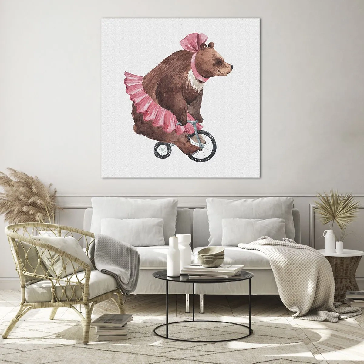 Glass picture - What a Circus! - 70x70 cm