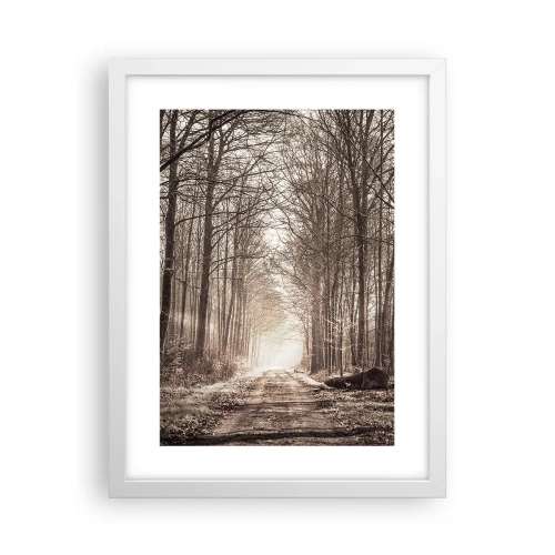 Poster in white frmae - Cathedral of the Forest - 30x40 cm
