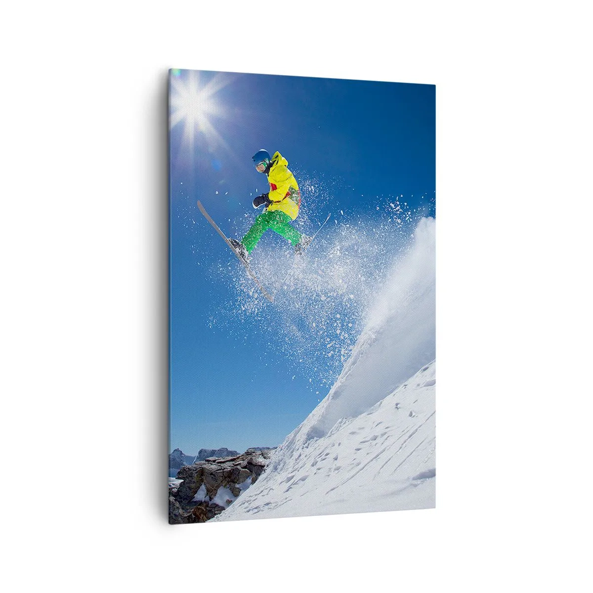 Canvas picture - Dancing with the Mountains - 80x120 cm
