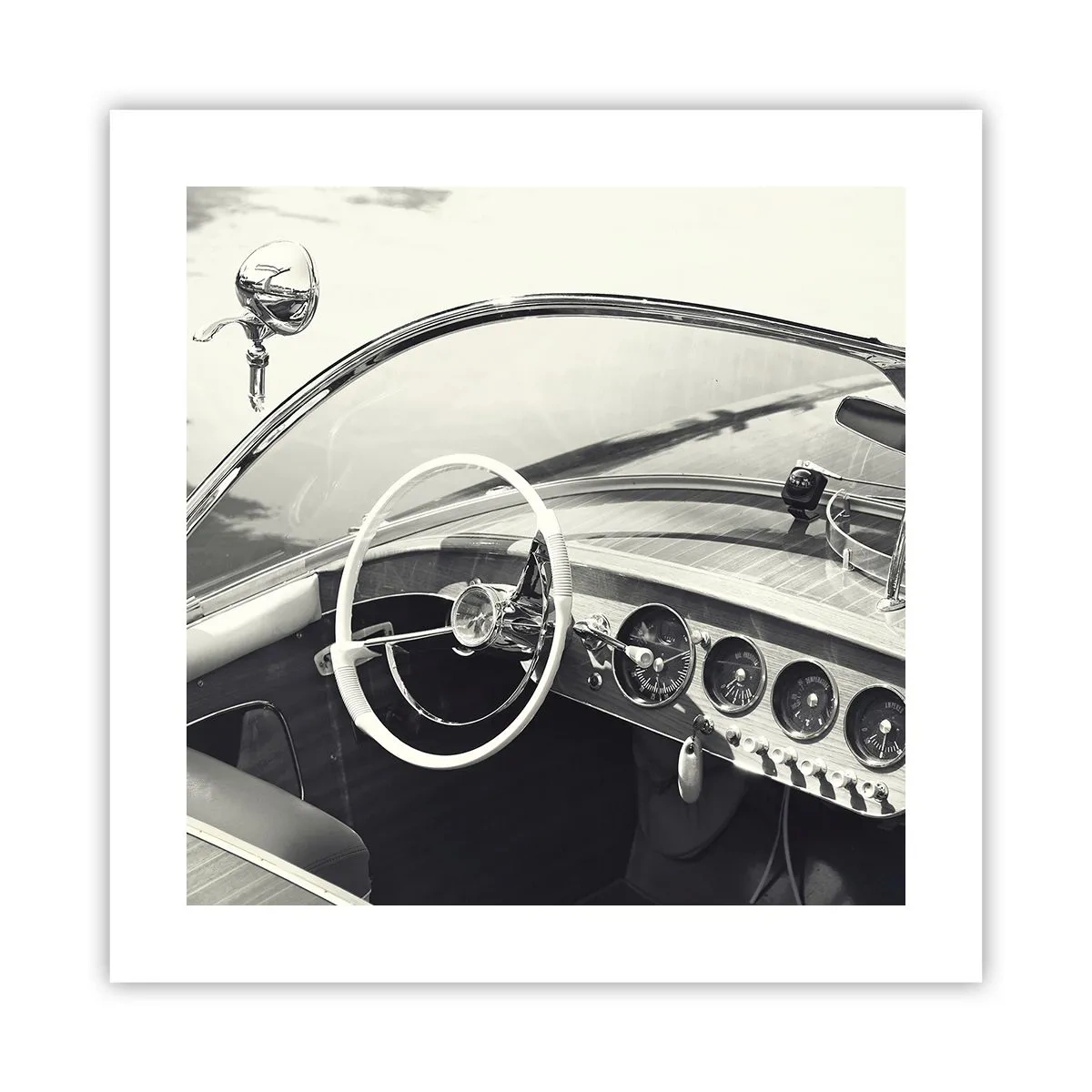 Poster - Weather for the Rich - 40x40 cm