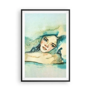 Poster in black frame - Am I Blue? - 61x91 cm