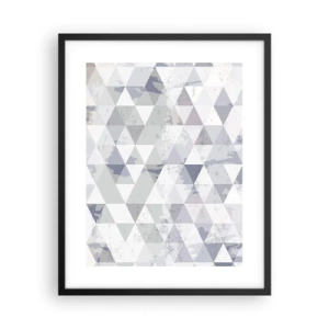 Poster in black frame - In the Rhythm of a Triangle - 40x50 cm