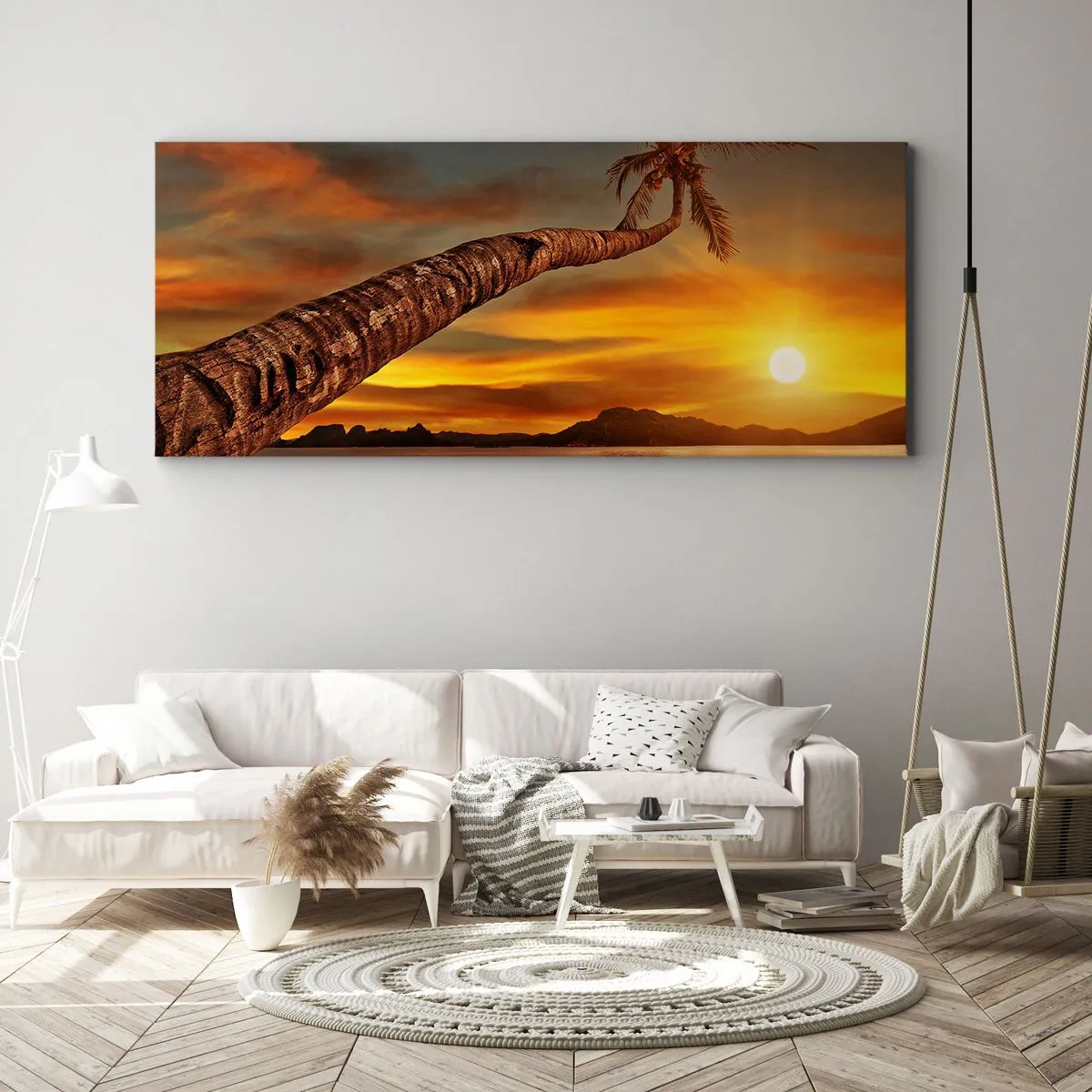 Canvas picture - Exotic Holiday, Caribbean Adventure - 160x50 cm