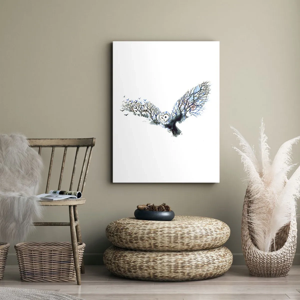Canvas picture - On Wings of a Forest - 50x70 cm