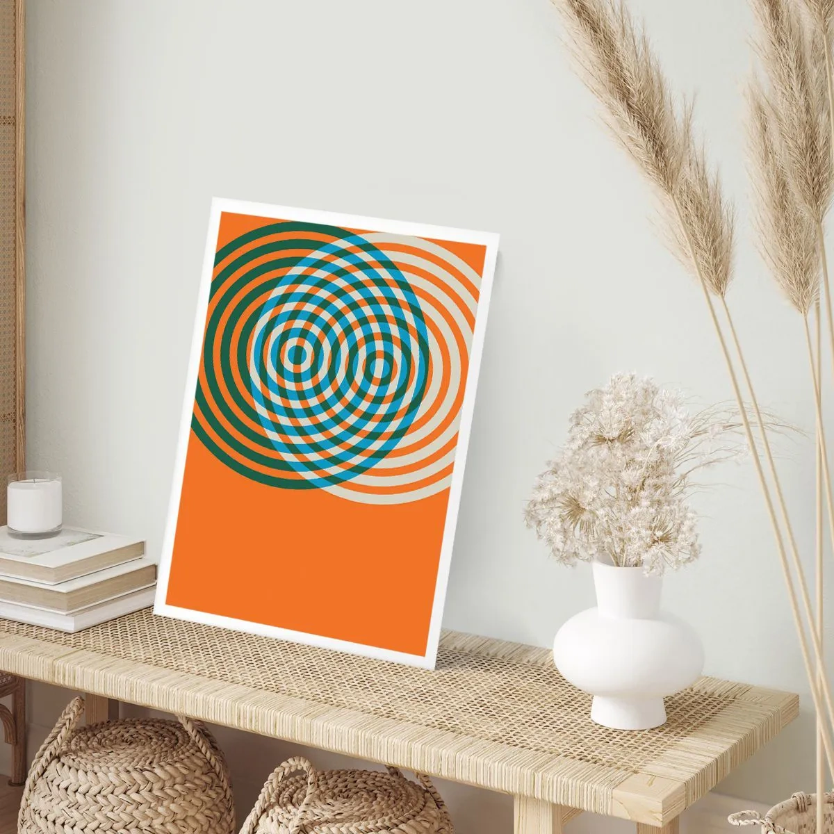 Poster - Abstract Variation on a Circle - 30x40 cm