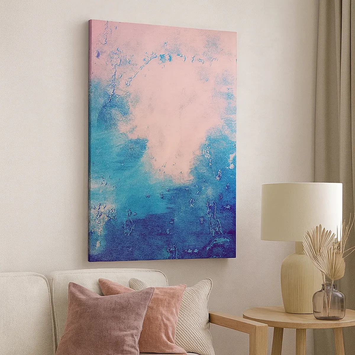 Canvas picture - Blue Hug - 50x70 cm