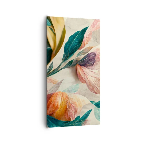 Canvas picture - Flowers of Southern Islands - 65x120 cm