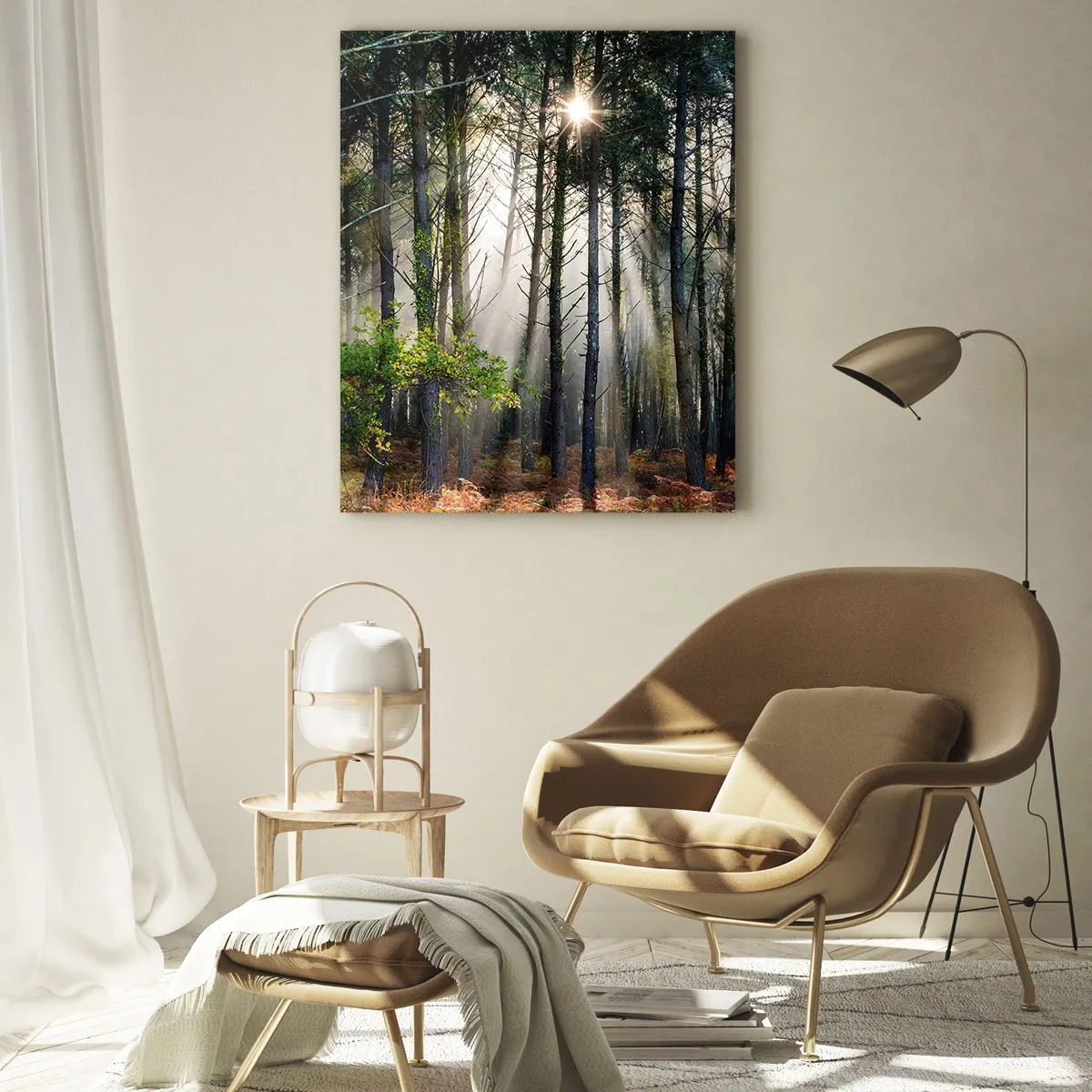 Glass picture - Woodland Area - 80x120 cm