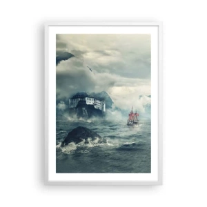 Poster in white frmae - On Magical Waters - 50x70 cm
