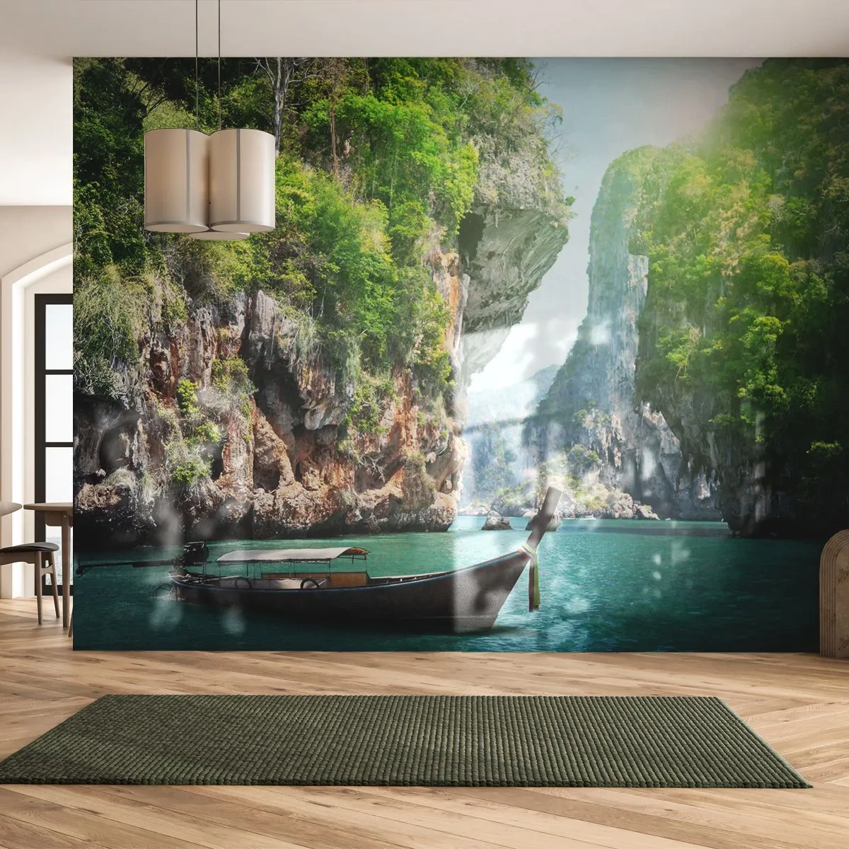 Self-Adhesive Photo Wallpaper Deluxe Sticker - Invitation for an Exotic Trip - Landscape, Thailand, Sea - 250x175 cm