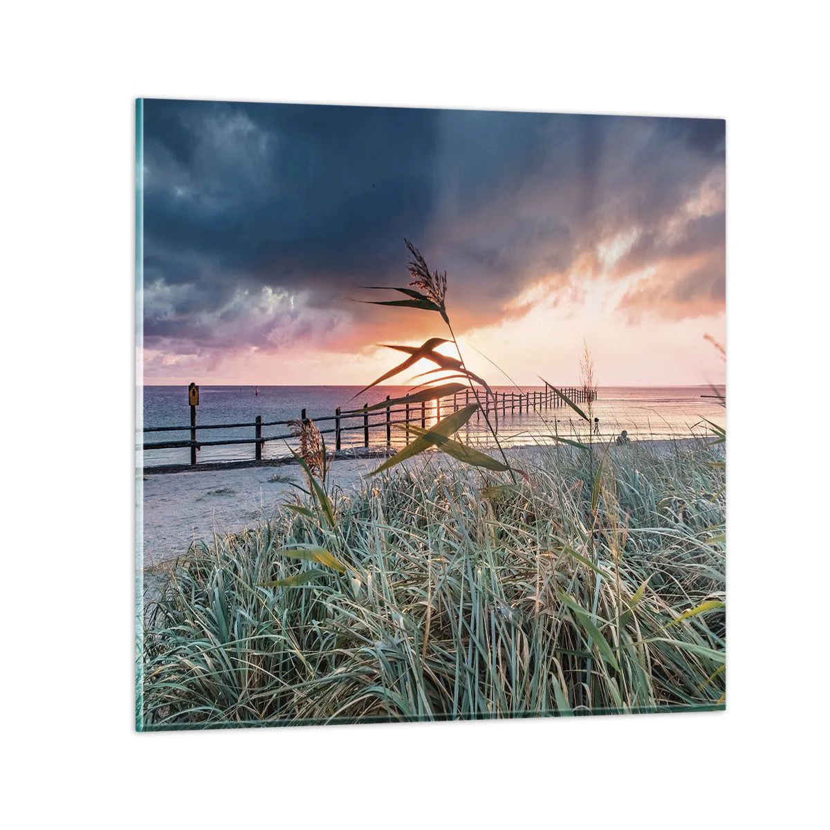 Glass picture - Not Gone with the Wind - 60x60 cm