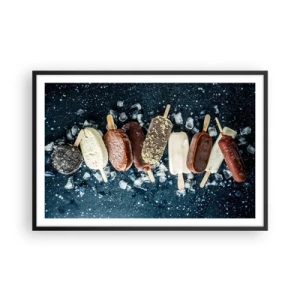 Poster in black frame - Taste of the Hot Summer - 91x61 cm