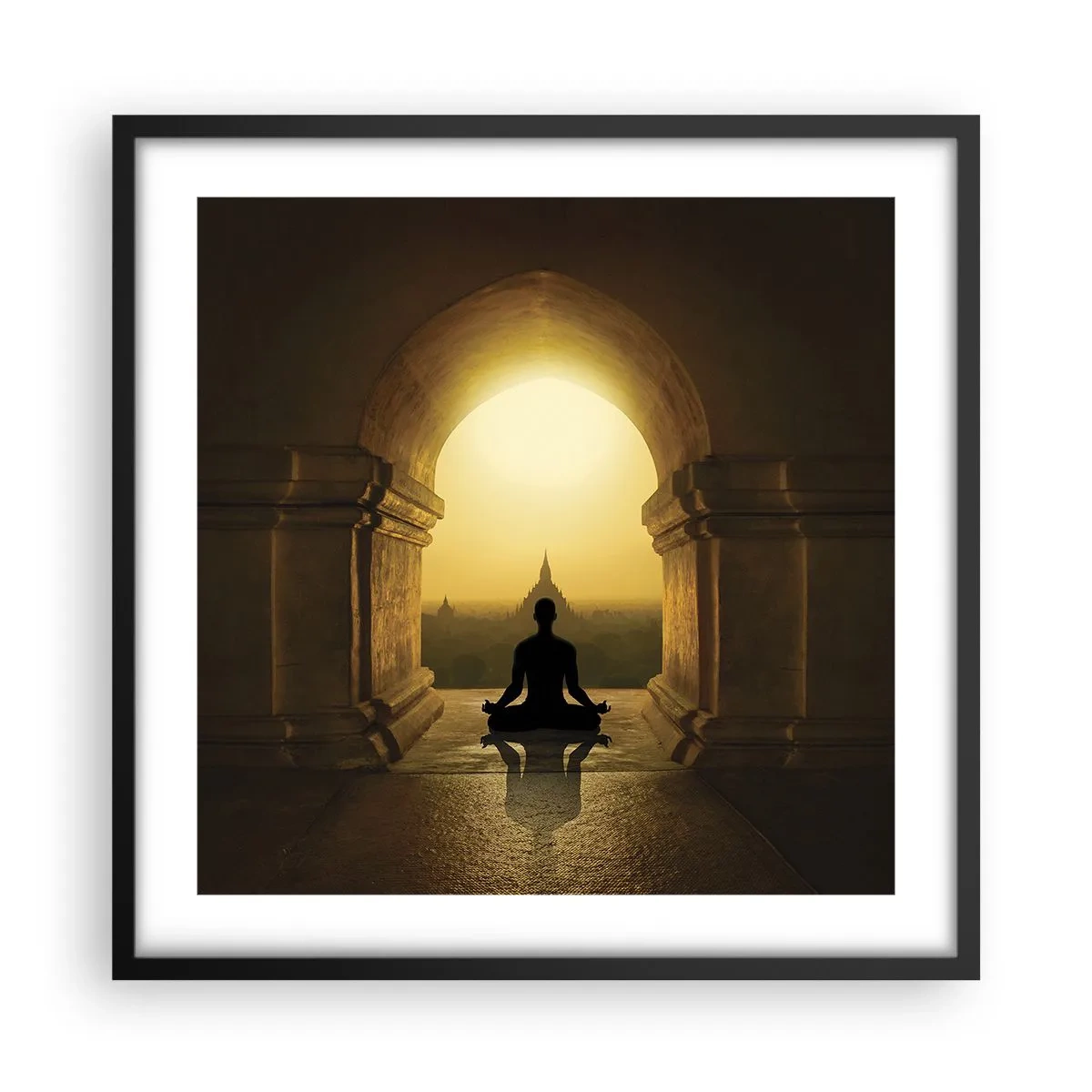 Poster in black frame - Full Harmony - 50x50 cm