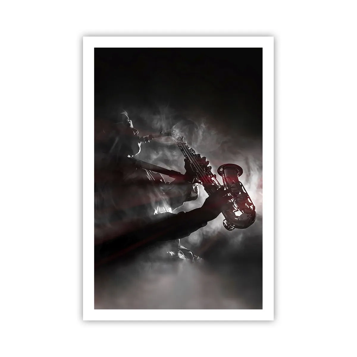 Poster - Lost in the Fog of Jazz - 61x91 cm