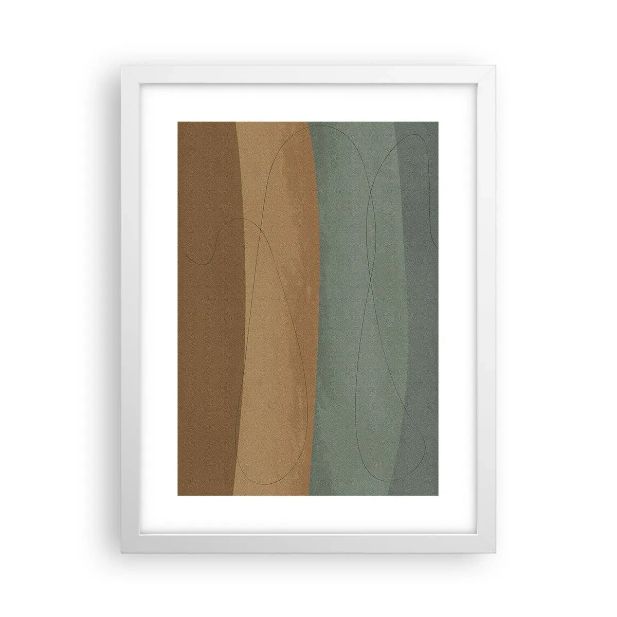 Poster in white frmae - Horizontal Compostion - 30x40 cm
