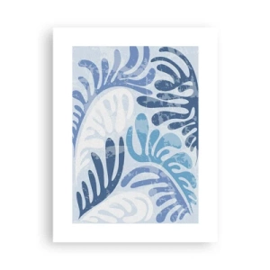 Poster - Blue Ferns - 30x40 cm