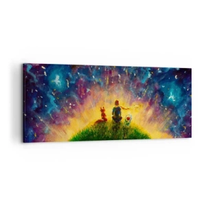 Canvas picture - Love and Friendship - Whole World - 120x50 cm