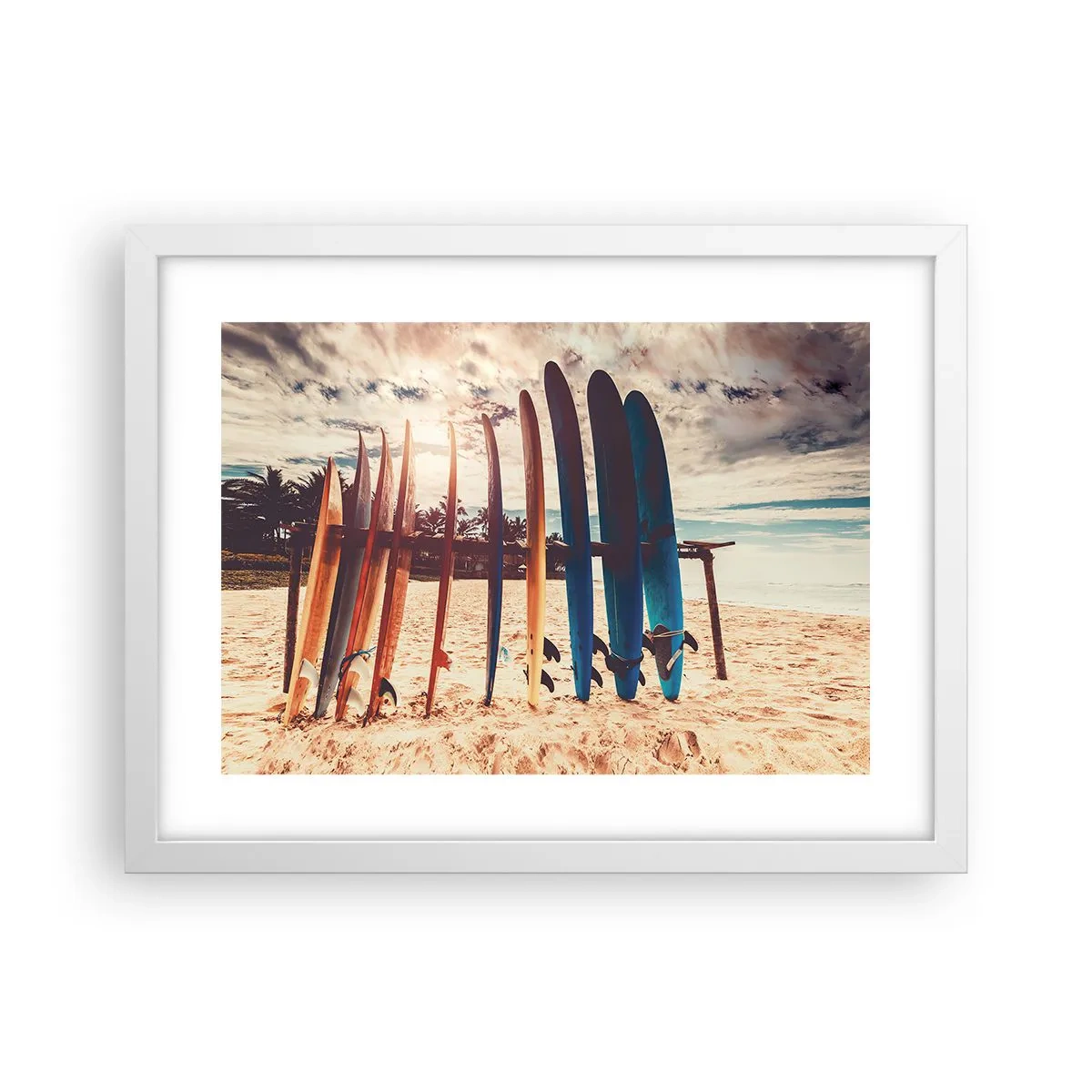 Poster in white frmae - Goodnight, See You Tomorrow - 40x30 cm