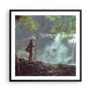 Poster in black frame - Friends with Nature - 60x60 cm