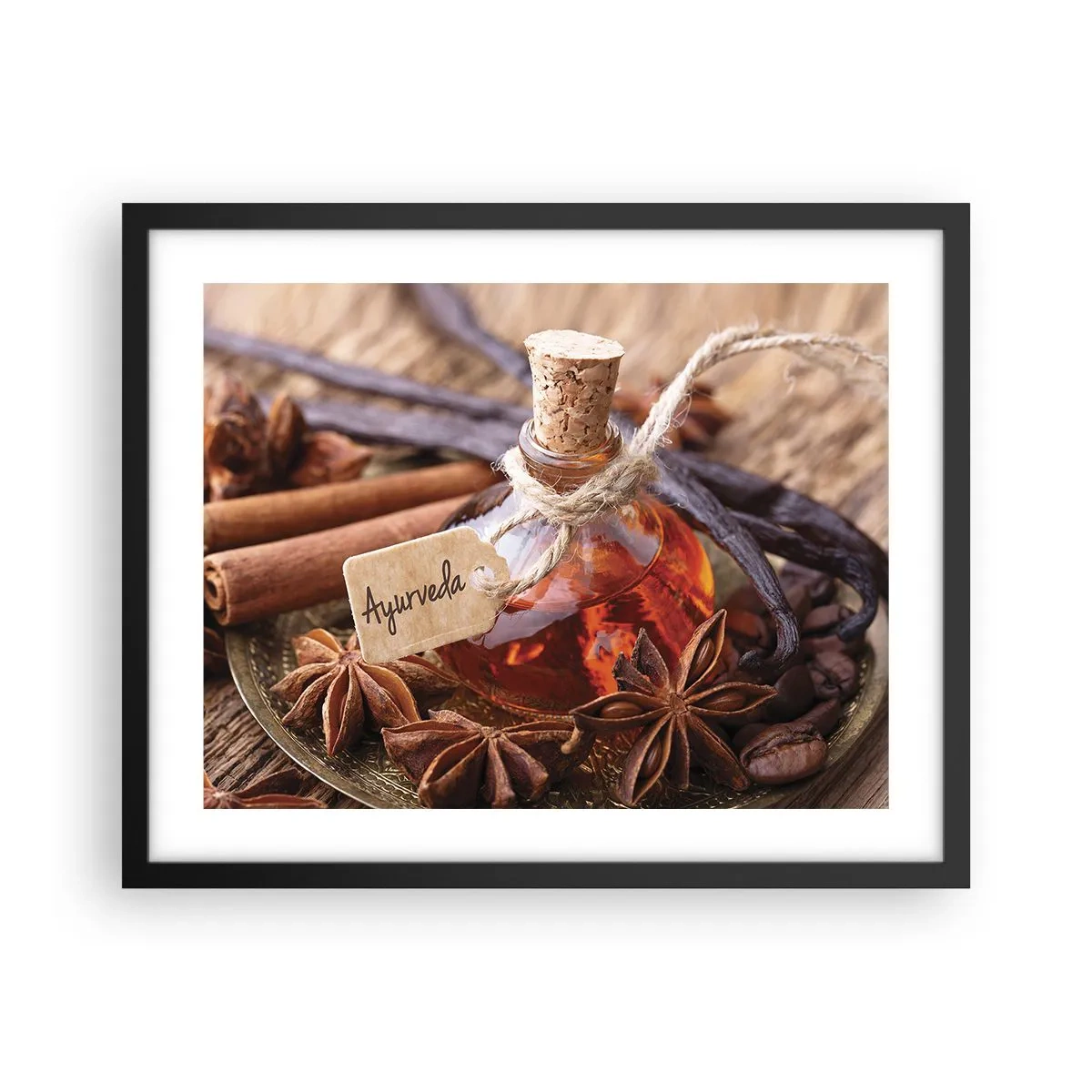 Poster in black frame - Unity of Body and Spirit - 50x40 cm
