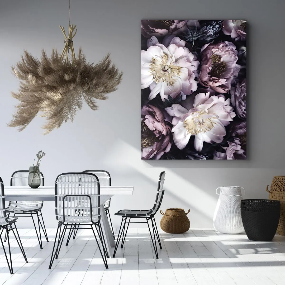 Canvas picture - Old Style Bouquet - 80x120 cm